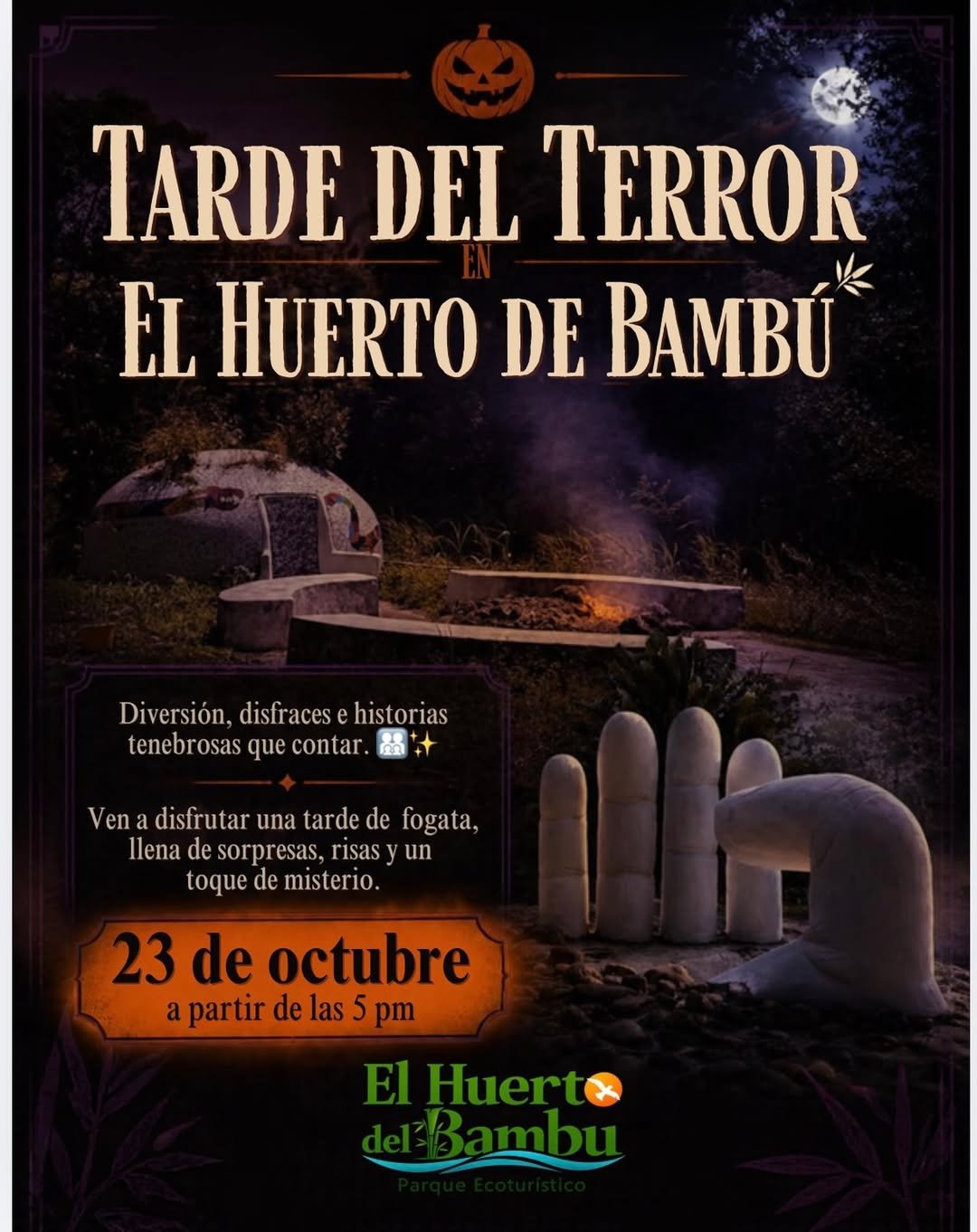 Tarde del Terror en El Huerto del Bambu
